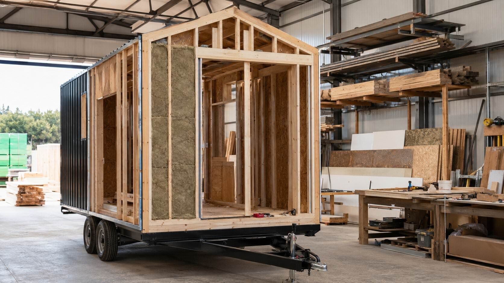 Tiny House üretim tesisi ve şasi sistemi